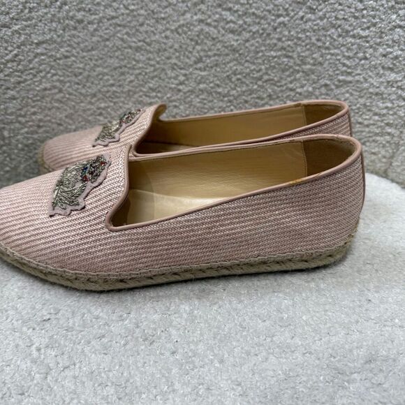 Christian Loubitons Espadrilles Color Begie Size 38 - Picture 4 of 5
